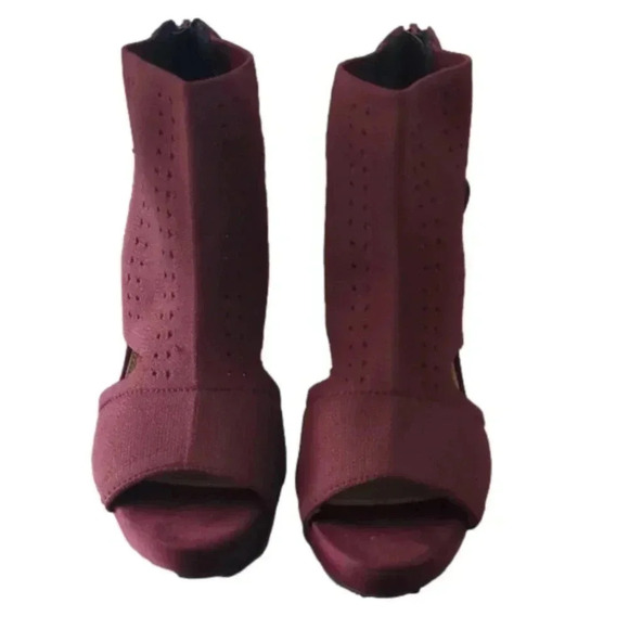 Report women's open toe heels booties - Picture 1 of 6
